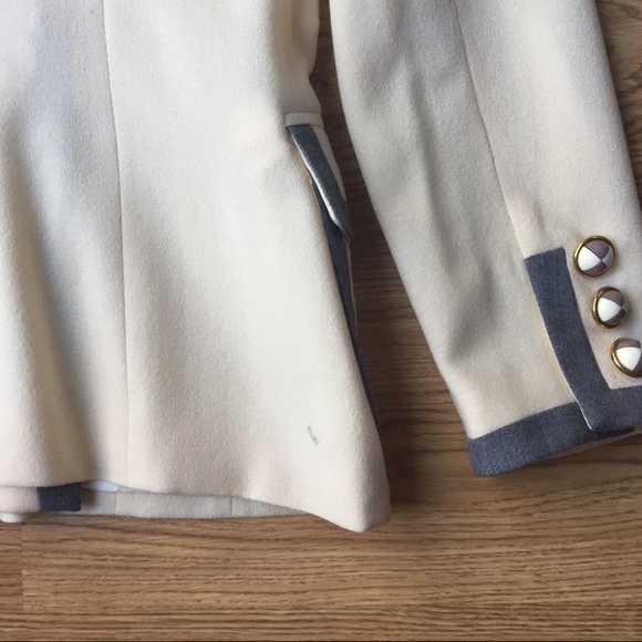 VINTAGE Mark Eisen Wool Double Breasted Blazer 6 - Picture 5 of 8